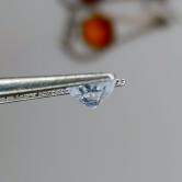Natural White Ceylon Sapphire 0.81 Carats