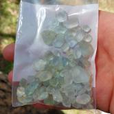 Clean Natural Color Blue Topaz Rough Brazil  65 grams
