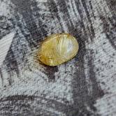 Very Pretty Golden Rutile Quartz Cabochon 6.10 Carats