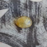 Very Pretty Golden Rutile Quartz Cabochon 6.10 Carats