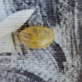 Very Pretty Golden Rutile Quartz Cabochon 6.10 Carats