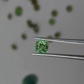 Very Pretty Green Lab Grown Yttrium Aluminum Garnet YAG 0.77 ct
