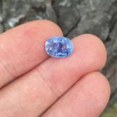 Big and Bright  Natural Ceylon Sapphire 5.28 ct 