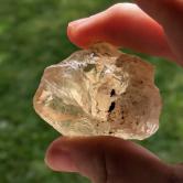 Huge Straw Yellow Heliodor Beryl Facet Rough 58 Grams