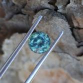 Bright Natural Teal Montana Sapphire  0.79 Carats 