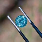 Bright Natural Teal Montana Sapphire  0.79 Carats 