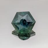 Large Natural Dark Blue Green Blue Montana Sapphire 5.34 Carats