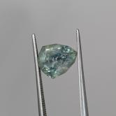 Large Natural Light Blue to Green Montana Sapphire  3.82 Carats