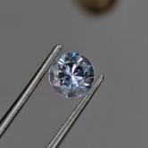 Very Light Blue - White  Montana Sapphire 0.67 Carats