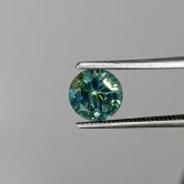 Super Moody Natural Blue Green yellow Montana Sapphire 1.02 Carats