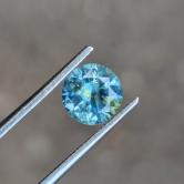 Super Moody Natural Blue Green yellow Montana Sapphire 1.02 Carats