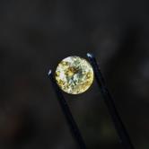 Pretty Yellow Montana Sapphire 0.59 Carats