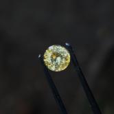 Pretty Yellow Montana Sapphire 0.59 Carats