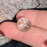 Very Pretty Golden Rutile Quartz Cabochon 18.44 Carats