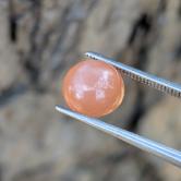 Natural Peach Moonstone Cabochon Sri Lanka 2.02 Carats