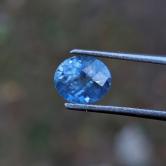 Natural Corn Flower Blue Montana Sapphire 1.23 Carats