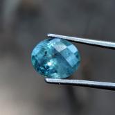 Well Cut Light Green Blue Montana Sapphire 2.11 Carats