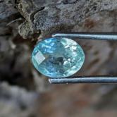 Well Cut Light Green To Blue Montana Sapphire 1.28 Carats