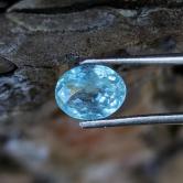 Well Cut Light Green To Blue Montana Sapphire 1.28 Carats