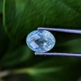 Well Cut Light Green To Blue Montana Sapphire 1.28 Carats