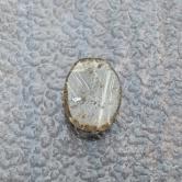 Interesting Rutile Quartz Cabochon  6.33 Carats