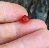 Fine Color and Cut Faceted Orange Mexican Fire Opal 1.54 Carats