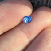 Bright and Pretty Natural Montana Blue Sapphire 