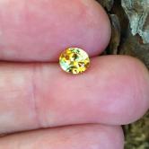 Very Bright Natural Montana Parti-Color Sapphire 1.03 Carats 